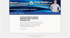 Desktop Screenshot of andysacker.com