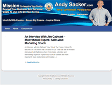 Tablet Screenshot of andysacker.com